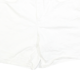 LEE Womens White Cotton Casual Shorts XXS W34 Comfortable Summer Wear