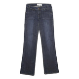 COSA BLANCA Womens Jeans Blue Regular Straight Denim Medium W28 L32 Stylish Zip