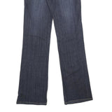 COSA BLANCA Womens Jeans Blue Regular Straight Denim Medium W28 L32 Stylish Zip