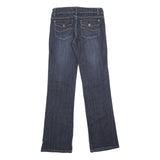 COSA BLANCA Womens Jeans Blue Regular Straight Denim Medium W28 L32 Stylish Zip