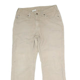 CARHARTT Mens Cotton Blend Beige Regular Fit Straight Leg Trousers W31 L29