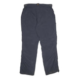 ICEPEAK Mens Polyamide Navy Regular Fit Straight Trousers W36 L34 Outdoor Zip