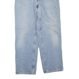 CARHARTT Womens Regular Fit Light Blue Denim Jeans W34 L30 Classic Zip Fastening