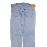 LEVI'S 505 Mens Jeans Blue Regular Straight Denim Light W40 L35 Classic Zip