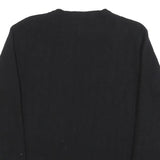 LAUREN RALPH LAUREN Girls Black Plain Pullover Jumper Wool Blend L