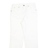 DICKIES Mens White Regular Fit Straight Denim Jeans W30 L30 Classic Cotton Blend