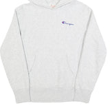 CHAMPION REVERSE WEAVE Womens Grey Hoodie M Cotton Blend Pullover Casual