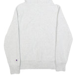 CHAMPION REVERSE WEAVE Womens Grey Hoodie M Cotton Blend Pullover Casual