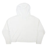 CALVIN KLEIN JEANS Womens White Hoodie M Cotton Blend Casual Pullover