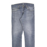 CARHARTT Mens Slim Blue Denim Jeans W30 L32 Zip Closure Casual Wear