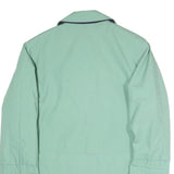 Womens Green Button Jacket UK 10 Polyester Blend Classic Light Outerwear