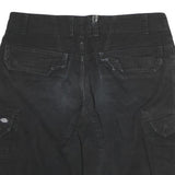DICKIES Mens Shorts Black Cargo Cotton M W38 Workwear Pockets Casual