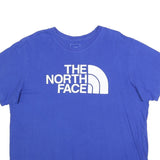 THE NORTH FACE Mens Blue Graphic T-Shirt XL Short Sleeve Crew Neck Cotton Blend