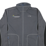 THE NORTH FACE Mens Grey & Black Track Jacket M Polyester Zip Outdoor Activewear