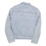 LEVI'S Womens Blue Denim Jacket S Cotton Blend Button Closure Casual Classic