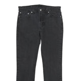 LEVI'S 511 Mens Jeans Black Slim Skinny Denim W32 L30 Stretch Cotton Blend Zip