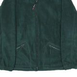 LEGACY Mens Green Polyester Zip Jacket L Fleece Casual Warm Outerwear