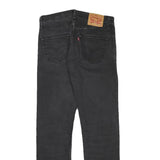 LEVI'S 511 Mens Slim Black Denim Jeans Cotton Blend W30 L32 Classic Fit Zip