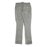 CARHARTT Womens Relaxed Fit Straight Cotton Blend Denim W32 L36 Workwear