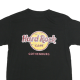 HARD ROCK CAFE Mens Black Gothenburg Graphic T-Shirt S Short Sleeve Crew Neck