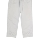 TOMMY HILFIGER Mens Cotton Blend White Regular Straight Trousers W32 L30 Classic
