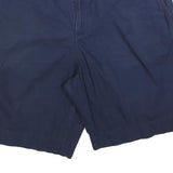 TOMMY HILFIGER Mens Navy Blue Casual Cotton Blend Shorts M W34 Classic Fit