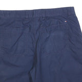 TOMMY HILFIGER Mens Navy Blue Casual Cotton Blend Shorts M W34 Classic Fit