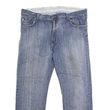 G-STAR Mens Jeans Blue Regular Straight Denim Medium W40 L30 Embroidered Pockets