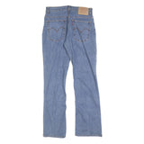 LEVI'S Womens Regular Blue Denim Jeans Medium W28 L30 Classic Cotton Blend Zip