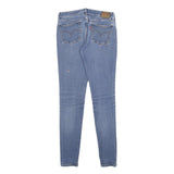 LEVI'S 710 Super Skinny Womens Jeans Blue Slim Denim Medium W29 L30 Stretch
