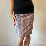 Fiorello Animal print Mini Skirt - 30W UK 10 Pink Faux Leather