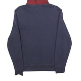 LEVI'S Mens Navy & Maroon Logo Print Hoodie M Casual Cotton Blend Sweatshirt