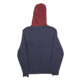 LEVI'S Mens Navy & Maroon Logo Print Hoodie M Casual Cotton Blend Sweatshirt