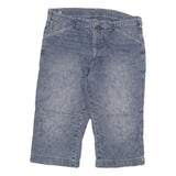 PIONEER Mens Shorts Blue Casual Denim 2XL W36 Cotton Blend Relaxed Fit