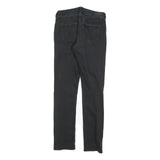 LEVI'S Womens Black Slim Skinny Denim Medium W26 L29 Cotton Blend Zip Jeans