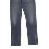 CARHARTT WIP Mens Jeans Blue Regular Straight Denim Medium W32 L29 Zip Cotton