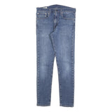 LEVI'S 512 BIG E Mens Slim Blue Denim Raw Jeans W31 L32 Stretch Cotton Blend