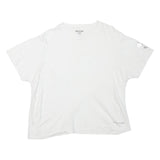 TRUE RELIGION Womens White Graphic T-Shirt L Short Sleeve Crew Neck Logo