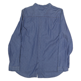 TOMMY HILFIGER Womens Blue Cotton Shirt XL Button Front Lightweight Casual