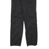 RED KAP Womens Cotton Blend Black Regular Fit Straight Leg Trousers W30 L32