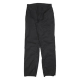 RED KAP Womens Cotton Blend Black Regular Fit Straight Leg Trousers W30 L32