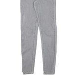 LEVI'S 710 Womens Jeans Grey Slim Skinny Denim Light W24 L28 Stretch Cotton