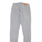 LEVI'S 710 Womens Jeans Grey Slim Skinny Denim Light W24 L28 Stretch Cotton