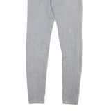 LEVI'S 710 Womens Jeans Grey Slim Skinny Denim Light W24 L28 Stretch Cotton