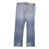 LEVI'S 501 Mens Jeans Blue Regular Straight Denim Medium W34 L30 Classic Button