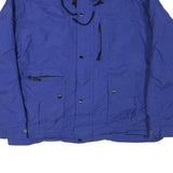 HARBOR BAY Mens Blue Polyester Blend Jacket 2XL Zip Up Outdoor Warm