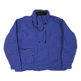 HARBOR BAY Mens Blue Polyester Blend Jacket 2XL Zip Up Outdoor Warm