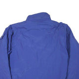 HARBOR BAY Mens Blue Polyester Blend Jacket 2XL Zip Up Outdoor Warm