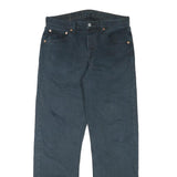 LEVI'S 501 Mens Jeans Blue Regular Straight Denim Medium W31 L31 Classic Button