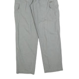 COLUMBIA Mens Cotton Blend Grey Regular Cargo Trousers W26 L32 Zip Closure